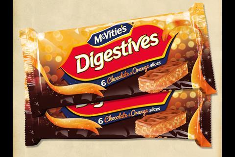 McVitie’s Chocolate Digestives Christmas Slices